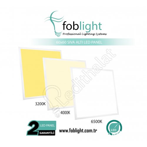 30x60 Sıva Üstü Led Panel + Kasa
