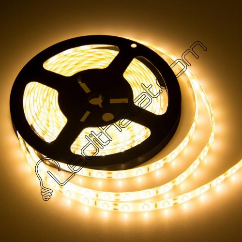 5 Amper Trafo + 3 Çipli 4000 Kelvin Şerit Led İç Mekan 5 Metre Rulo Set