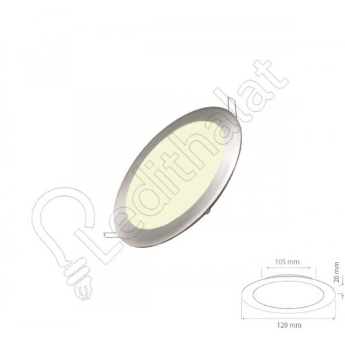 6 Watt Saten Kasa Sıva Altı Yuvarlak 4000 Kelvin Led Panel