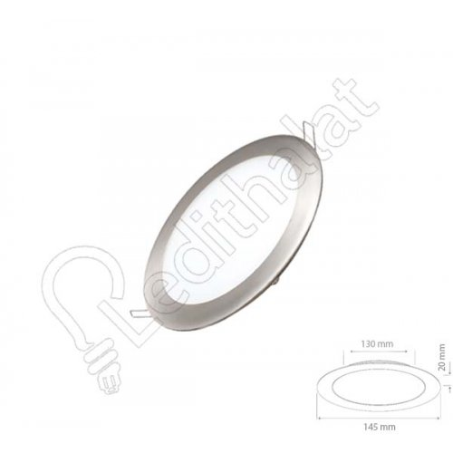 6 Watt Saten Sıva Altı Yuvarlak Beyaz Işık Led Panel