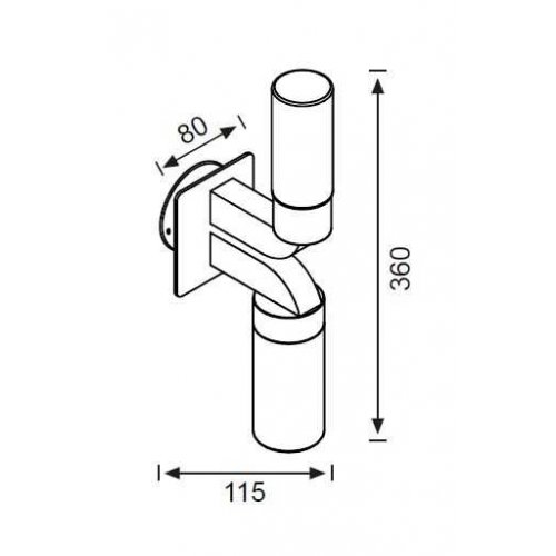 Jüpiter EV023 Dekoratif Banyo Aplik