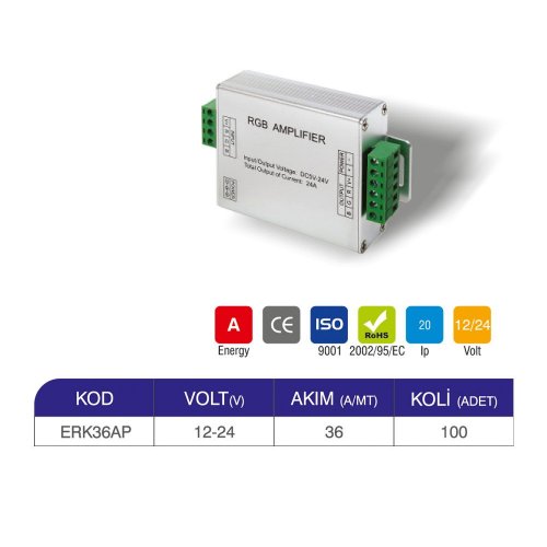 Erk Yükseltici (Amplifier) - 36 A - erk36ap