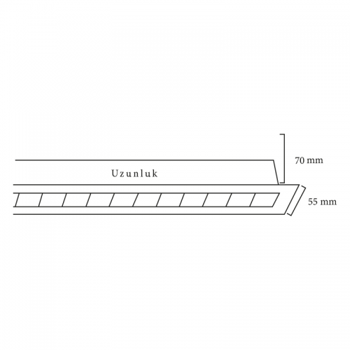 Goya 120W SAFL-160 SAFL Sıvı Altı Linear Armatürler