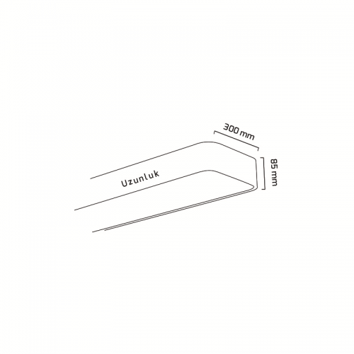 Goya GY8111-120  135W Sıva Üzeri Ve Sarkıt Linear Armatür