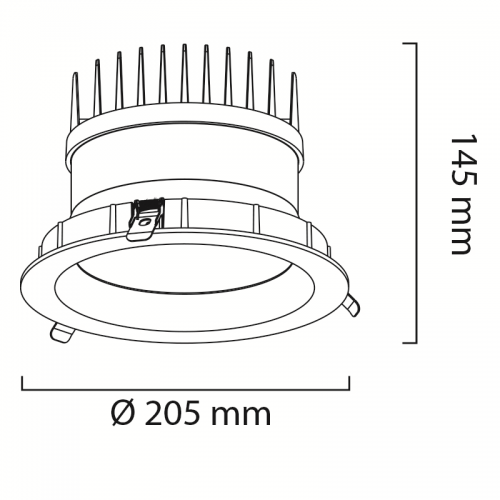 Goya GY-3032-30 36W Cob Ledli Mağaza Armatür