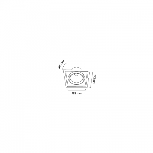 Goya GY-3051-42 42W Cob Ledli Mağaza Armatür