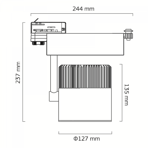 Goya GY-3599 57 Watt Ledli Ray Spot