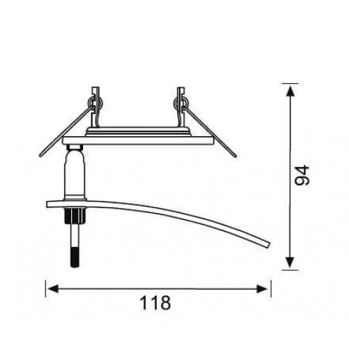 Jüpiter JH567 Dekoratif Camlı Spot Armatür