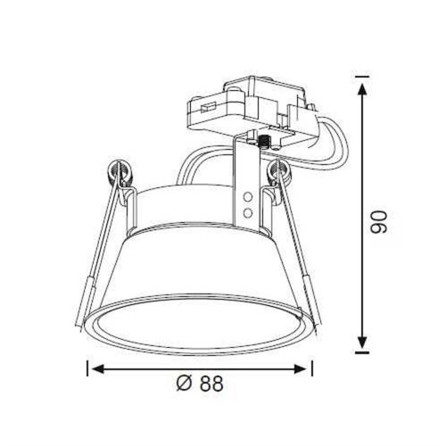 Jüpiter JH659 S Dekoratif Sabit Spot Armatür