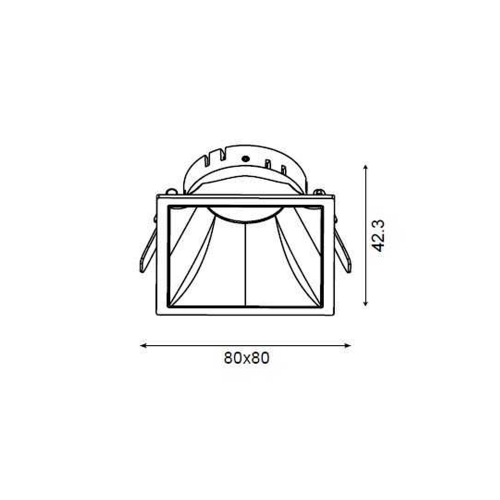 Jüpiter JH715 Dekoratif Sabit Spot Armatür