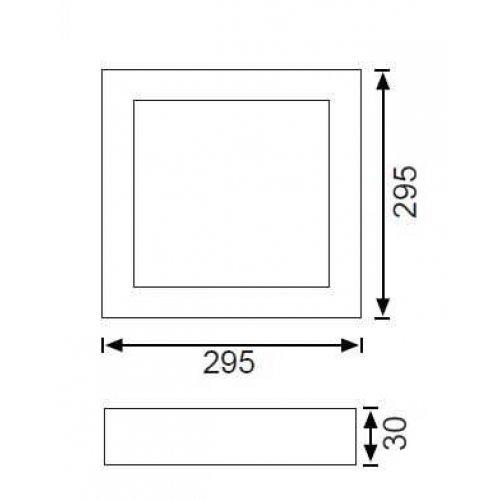 Jüpiter LC458 Dekoratif Sıva Üstü Panel Gün Işığı