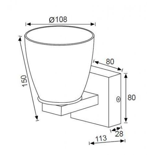 Jüpiter LW424 Dekoratif Led Aplik