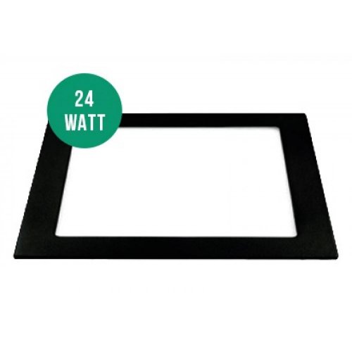 NOAS 24 Watt Sıva Altı Siyah Kasa Kare Slim Led Panel 2 Adet - YL13-2400